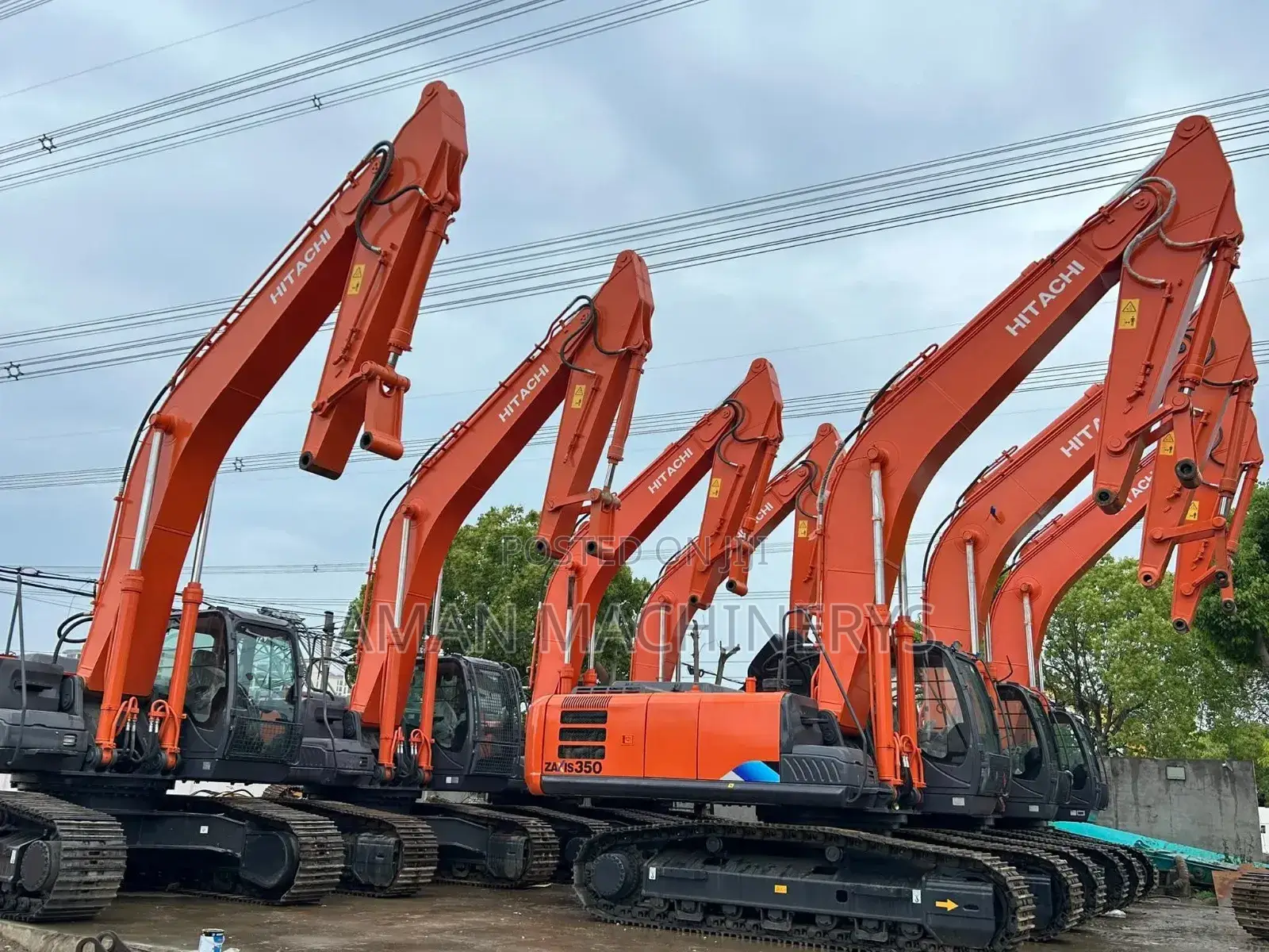 ለሽያጭ የቀረበ – Hitachi 350h-5g ኤክስካቫተር ውጭ ሀገር አገልግሎ የመጣ፣