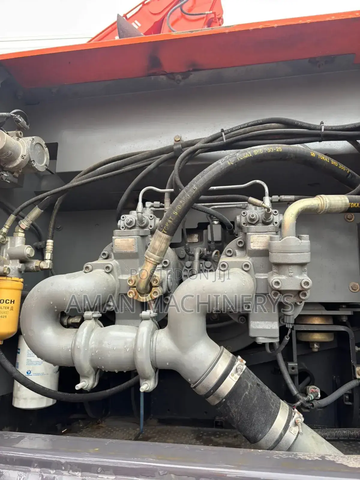 ለሽያጭ የቀረበ – Hitachi 350h-5g ኤክስካቫተር ውጭ ሀገር አገልግሎ የመጣ፣