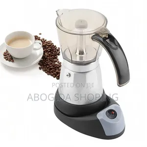 Portable Electric Coffee Maker – 300ml (6 Cups)