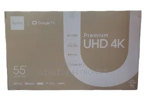 Syinix Tv 55" Smart Google Tv Uhd New Model