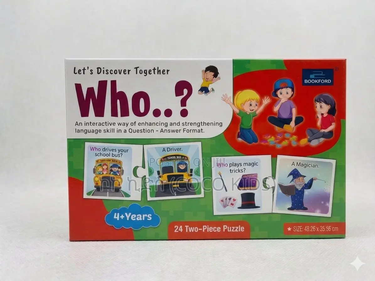 "Who.?" የቋንቋ መማሪያ እንቆቅልሽ (Puzzle)