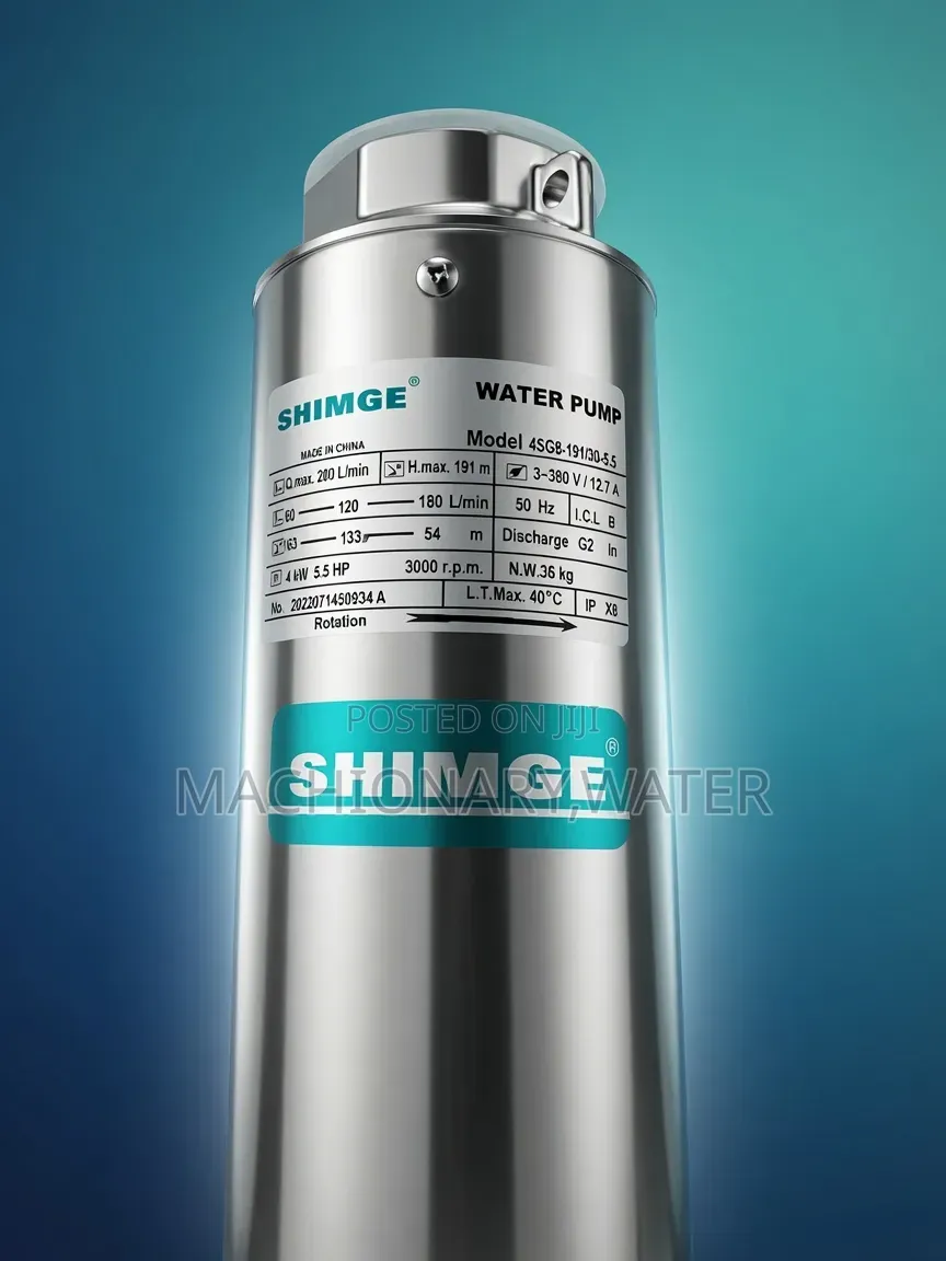 Shimge Deepwall Submesible Pump 5.5hp