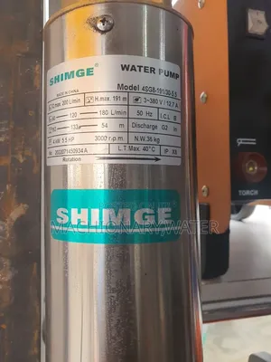 Shimge Deepwall Submesible Pump 5.5hp
