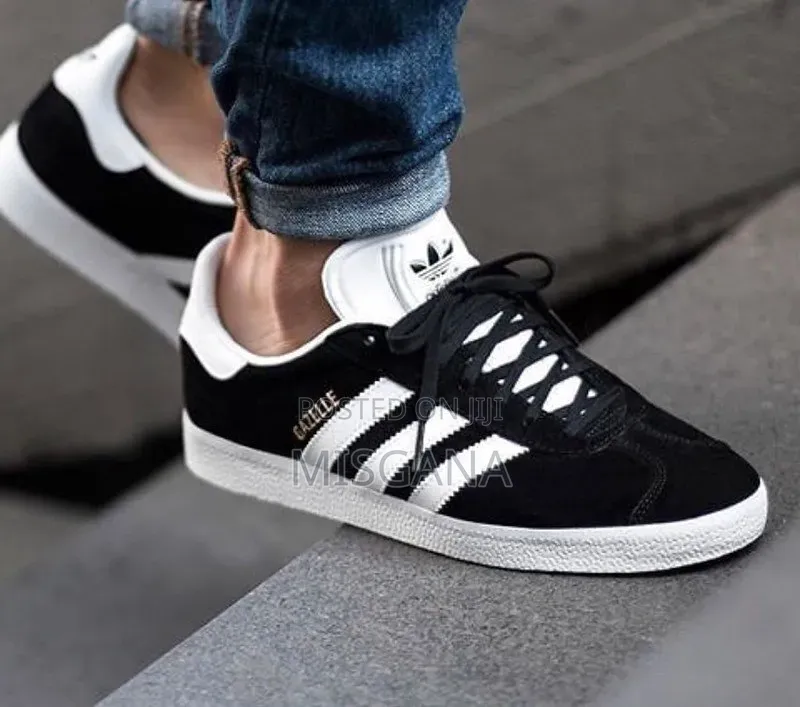 Adidas Gazelle Suede Unisex Black/White Sneaker