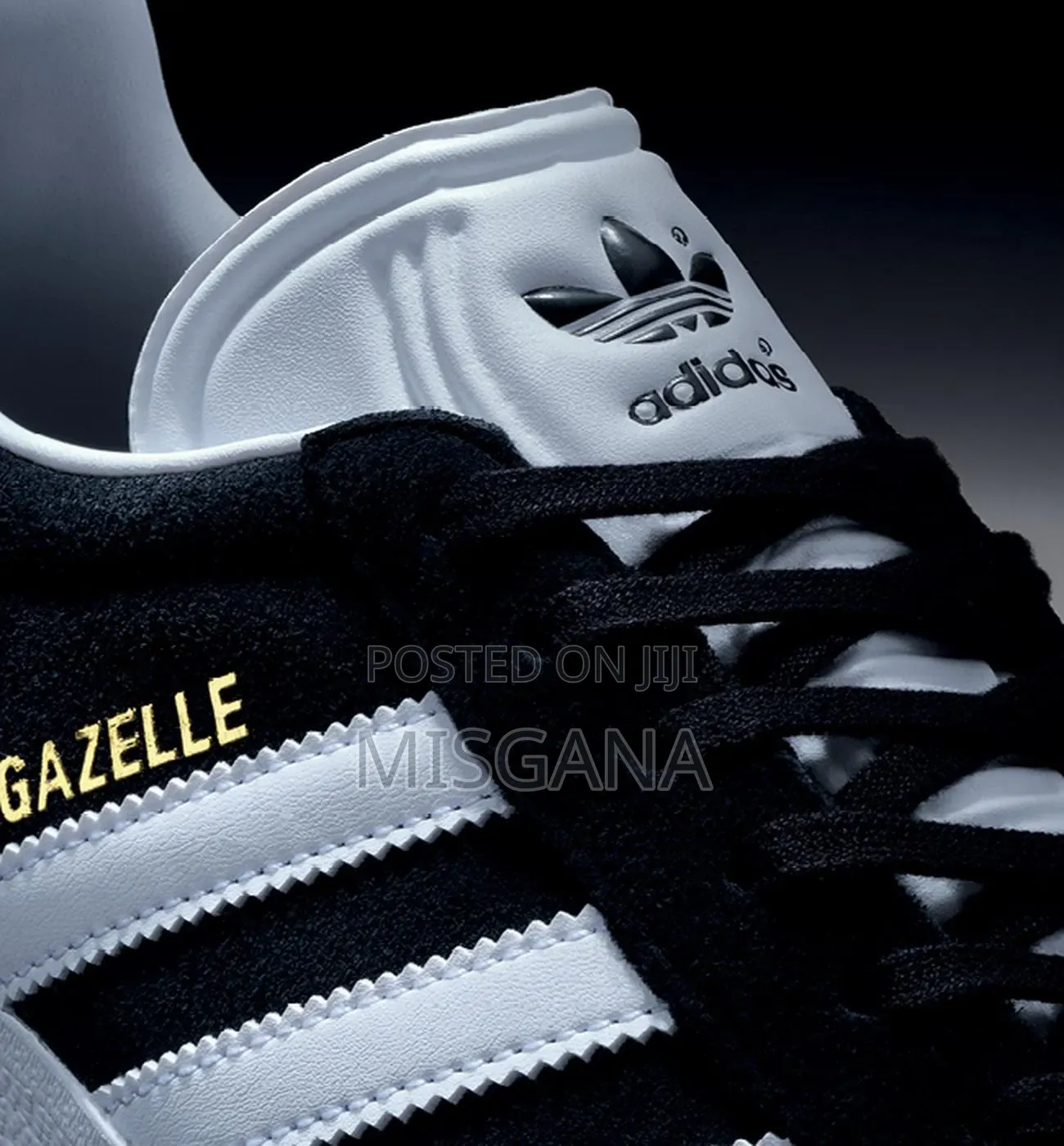 Adidas Gazelle Suede Unisex Black/White Sneaker