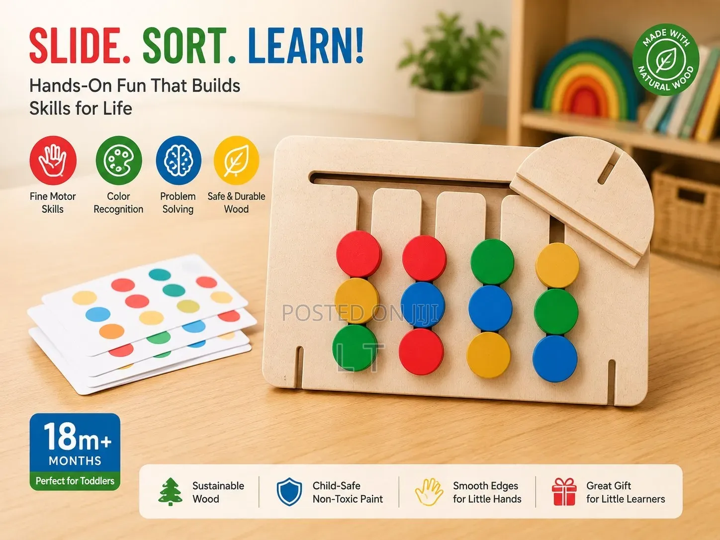 Slide and Sort Puzzle