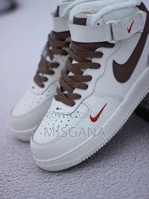 Nike Air Force 1high Boots "Brown Swoosh"