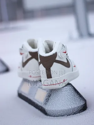 Nike Air Force 1high Boots "Brown Swoosh"