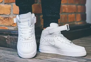Nike Air Force 1 High Boots "Triple White"