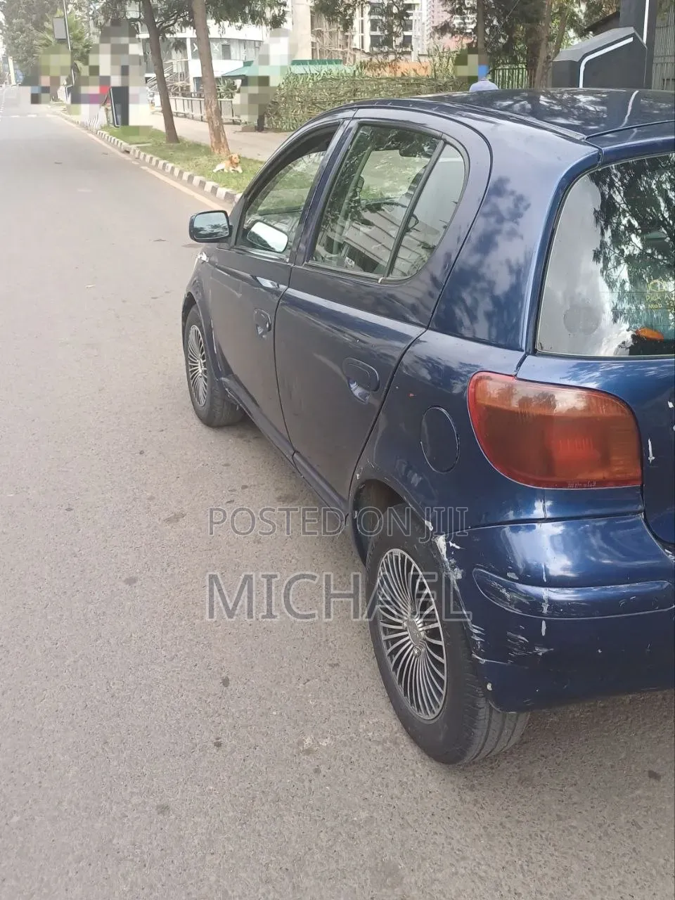 Toyota Vitz 2002 Blue