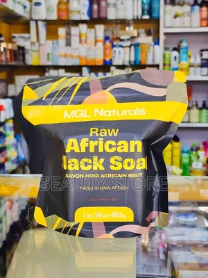 Raw African Black Soap