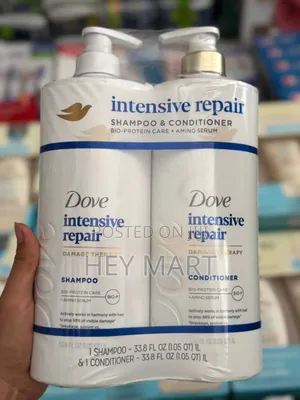 2-Pack Bundle of Dove Intensive Repair Shampoo and Conditioner