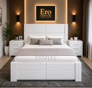 Bed Queen Size 150x190 With 2 Side Table