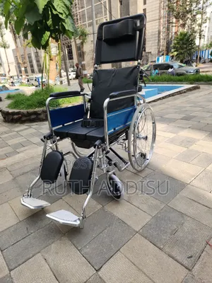 Asmofit Commode Wheelchair for Old People and Patient Wheelchair New