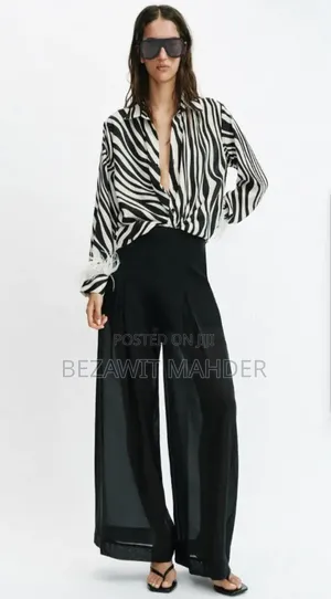 Zara Wide-Leg Pants – Elegant, Comfortable Stylish