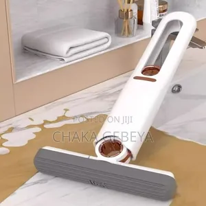 Compact Self‐Wringing Sponge Mop – For Glass, Floor, Car, Kitchen