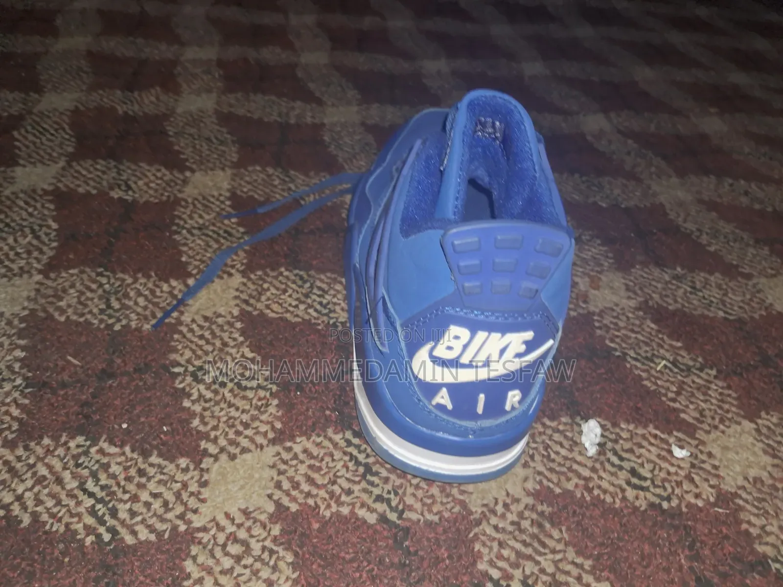 Air Jordan 4 Retro Sneakers - All Blue - Brand New