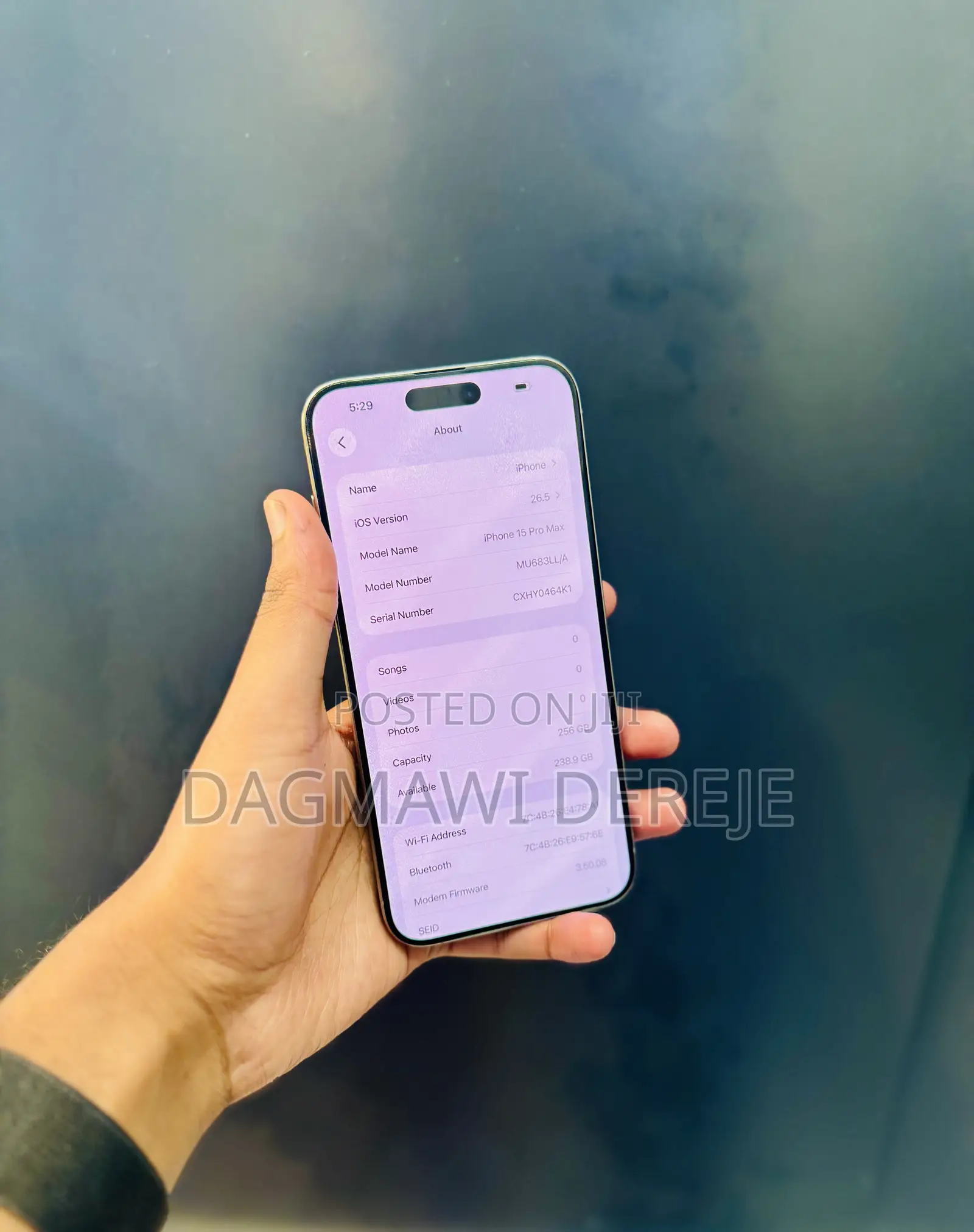 New Apple iPhone 15 Pro Max 256 GB Silver