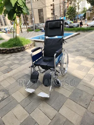 Reclining Wheelchair With Removable Arms and Elevating Legrests ዊልቸር
