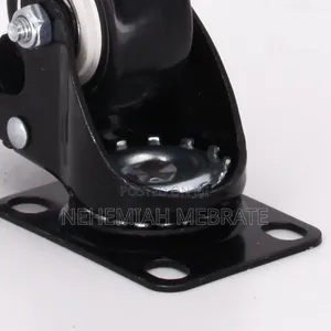 Wheel (Heavy Duty Ball Bearing Caster Wheel Plate Black Rubber)