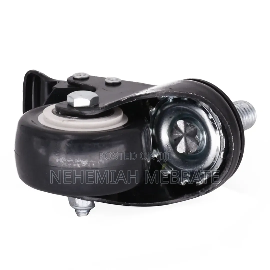 Wheel (Heavy Duty Ball Bearing Caster Wheel Plate Black Rubber)