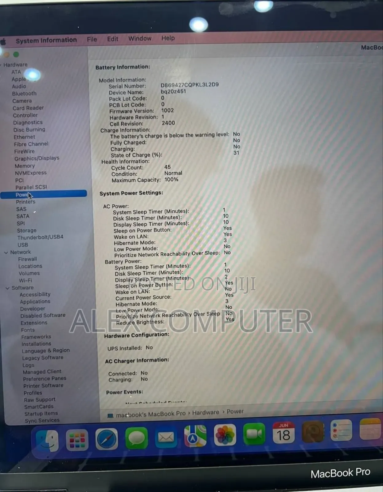 New Laptop Apple MacBook Pro 2020 16GB Apple M1 SSD 512GB