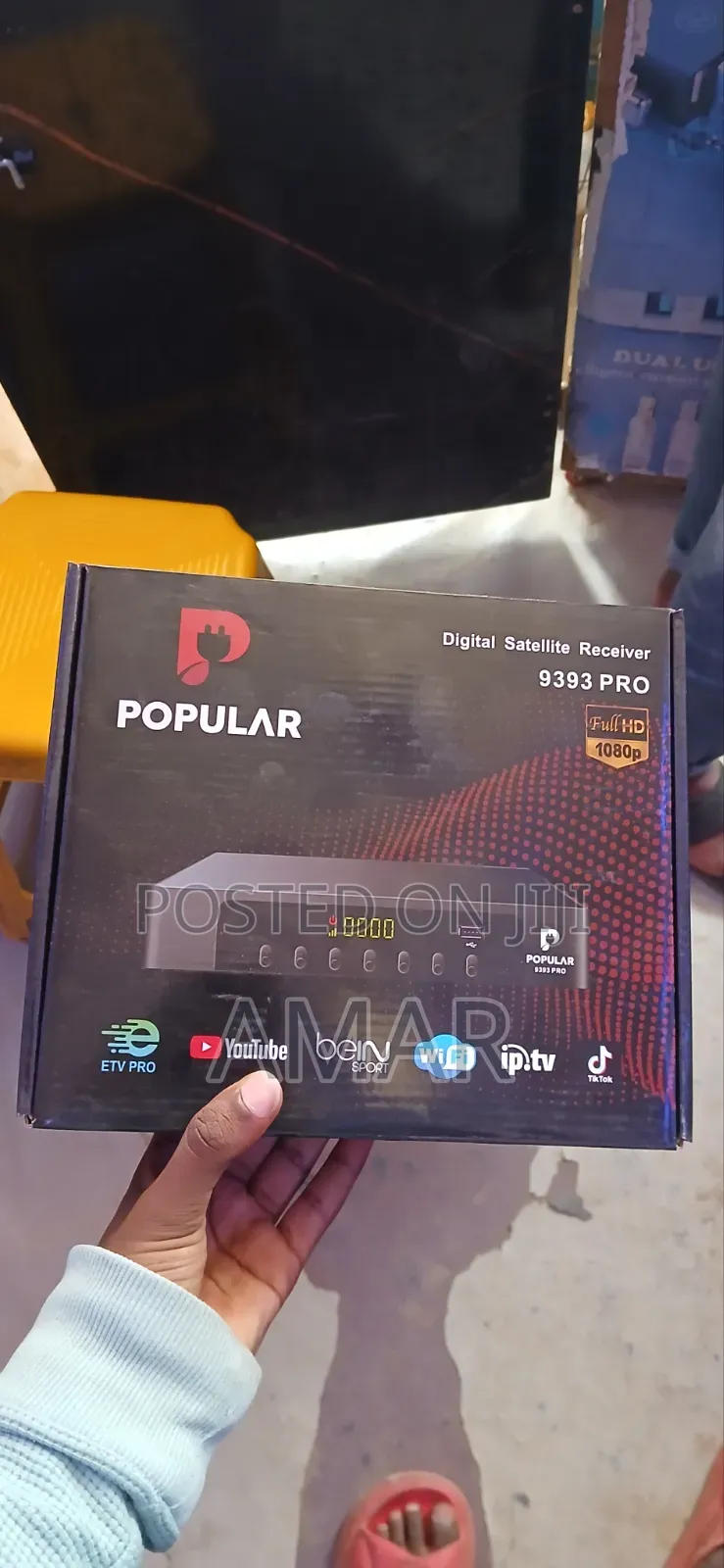 Popular 9393 Pro Digital Satellite Receiver Full Hd 1080p Wifi