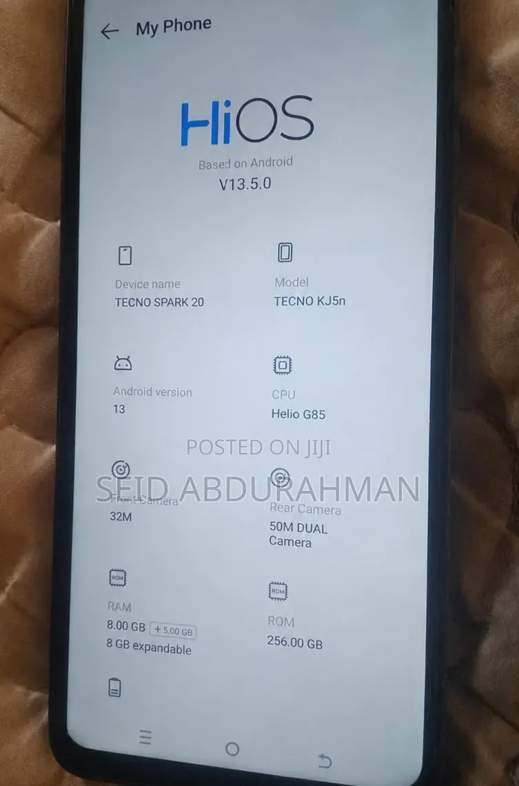 Tecno Spark 20 256 GB Blue