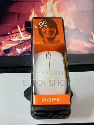 Mofii Go18 Is a Compact, White and Yellow 2.4ghz Wireless Mouse