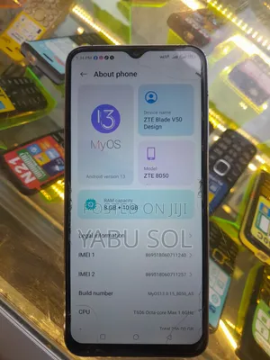 ZTE Z557 8 GB Blue