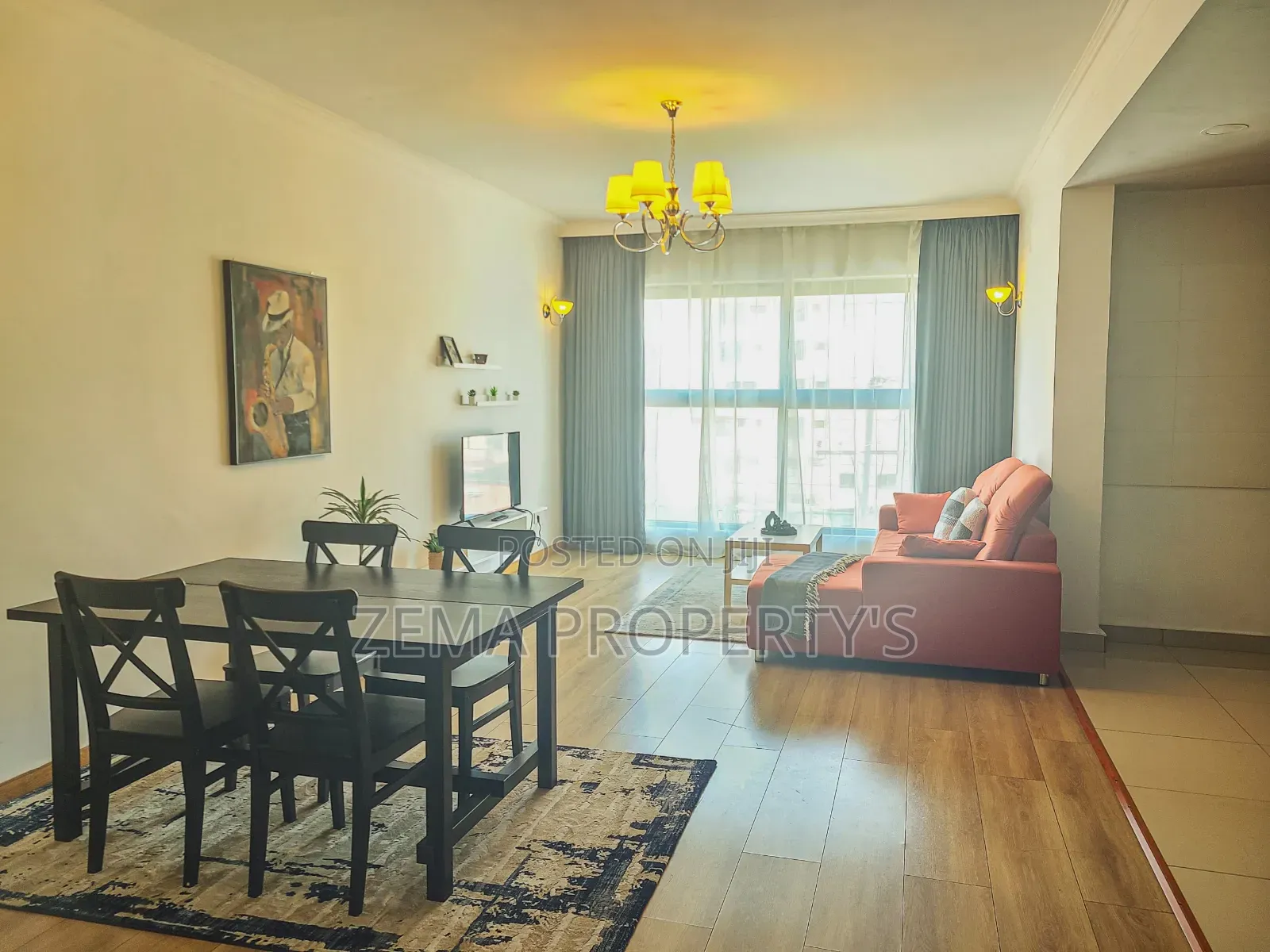 Furnished 2bdrm Apartment in Bole for rent