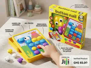 Button Nail Puzzle (የአዝራር እና ምስማር እንቆቅልሽ)