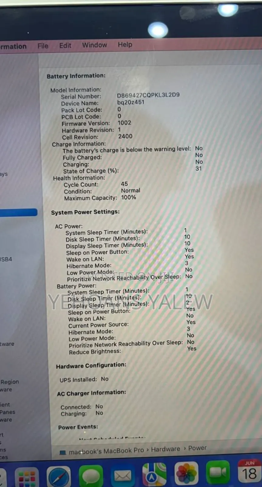 New Laptop Apple MacBook Pro 2020 M1 16GB Apple M1 SSD 512GB