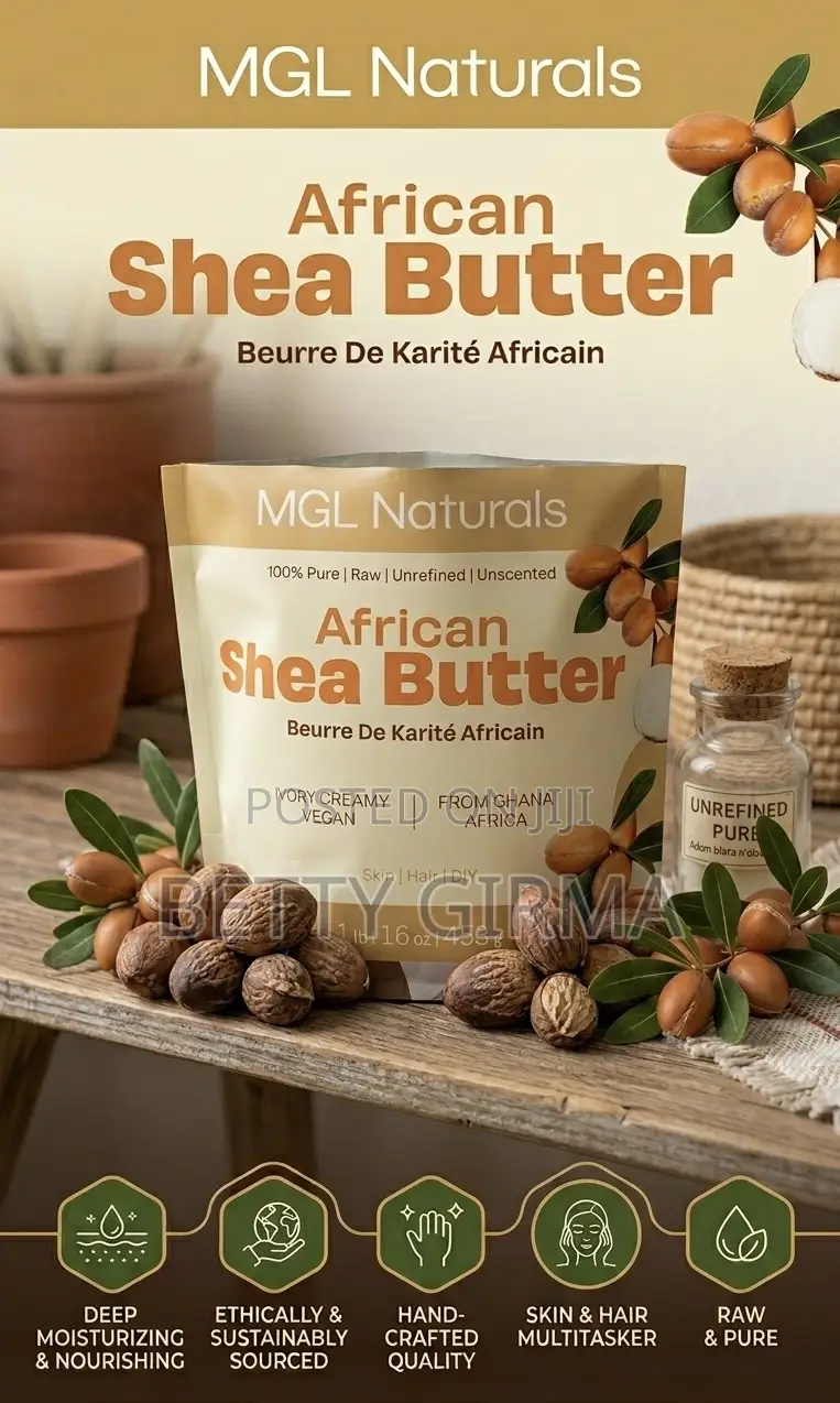 Mgl Naturals African Shea Butter 100%