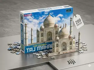 The Tranquil Taj Mahal 3d Puzzle
