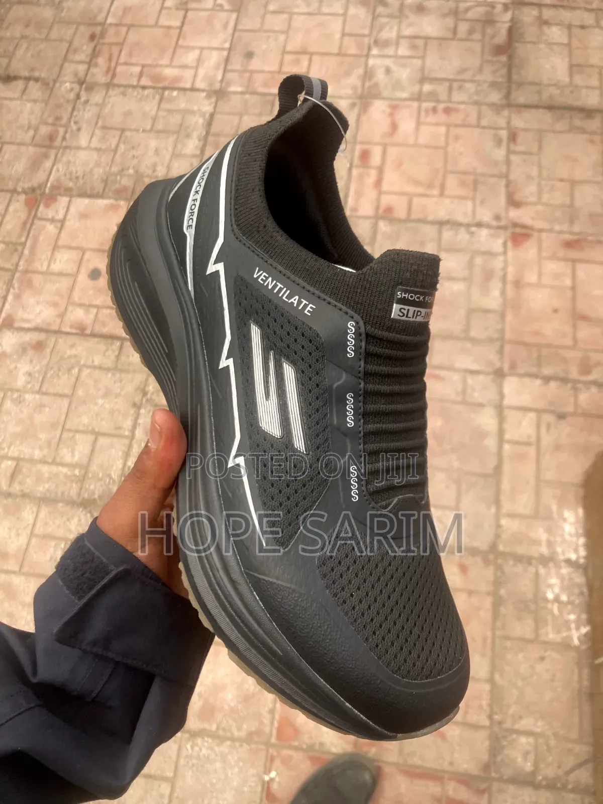 Men's "Shock Force" Slip-in Running Shoes
