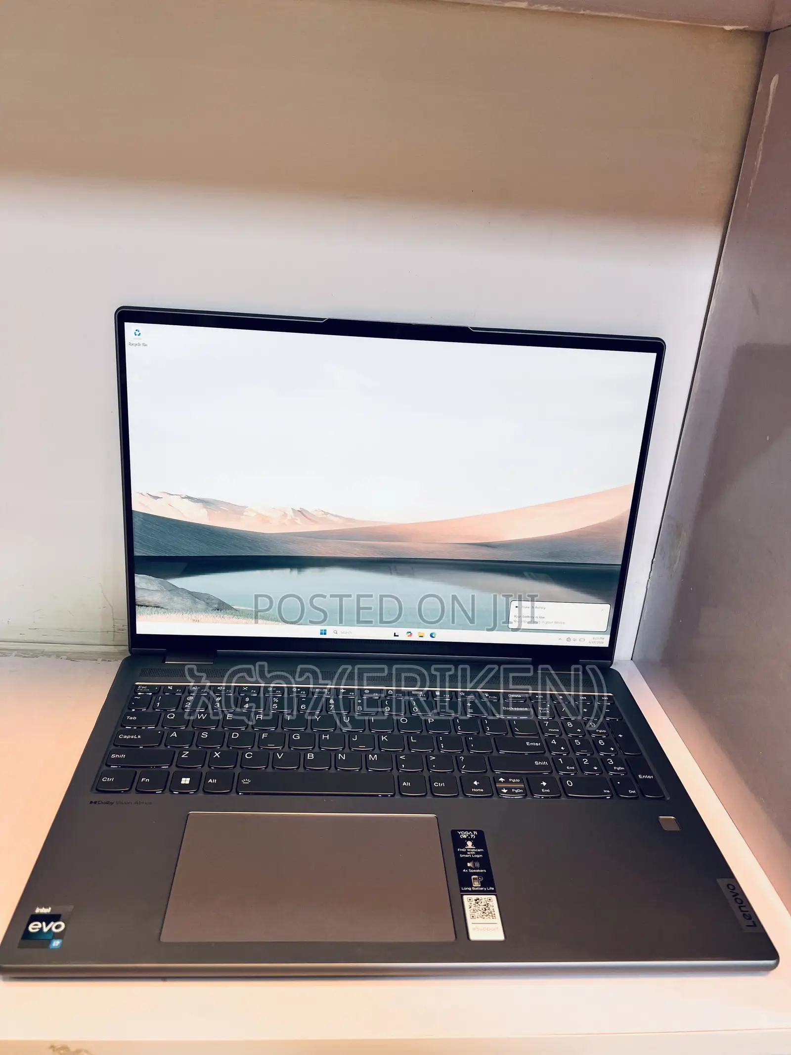 New Laptop Lenovo Yoga 7i 16GB Intel Core i7 SSD 512GB