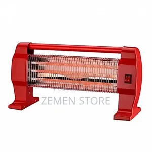 ባለ ሶስት አምፖል Quartz Room Heater - 1200w Powerful Radiant Heating