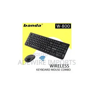 Banda Wireless Keyboard and Mouse With Vat