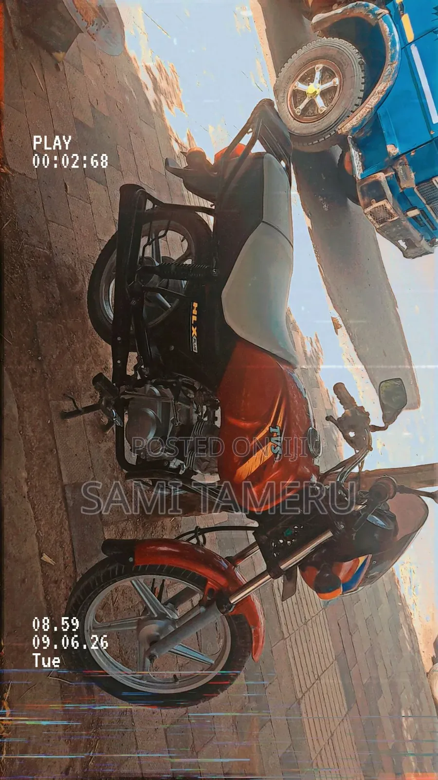 TVS XL 100 2025 Red