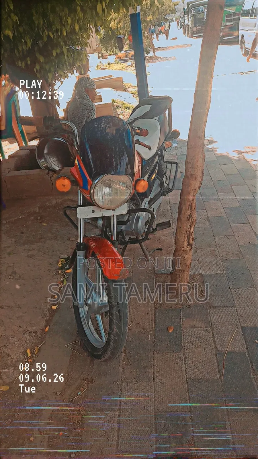 TVS XL 100 2025 Red