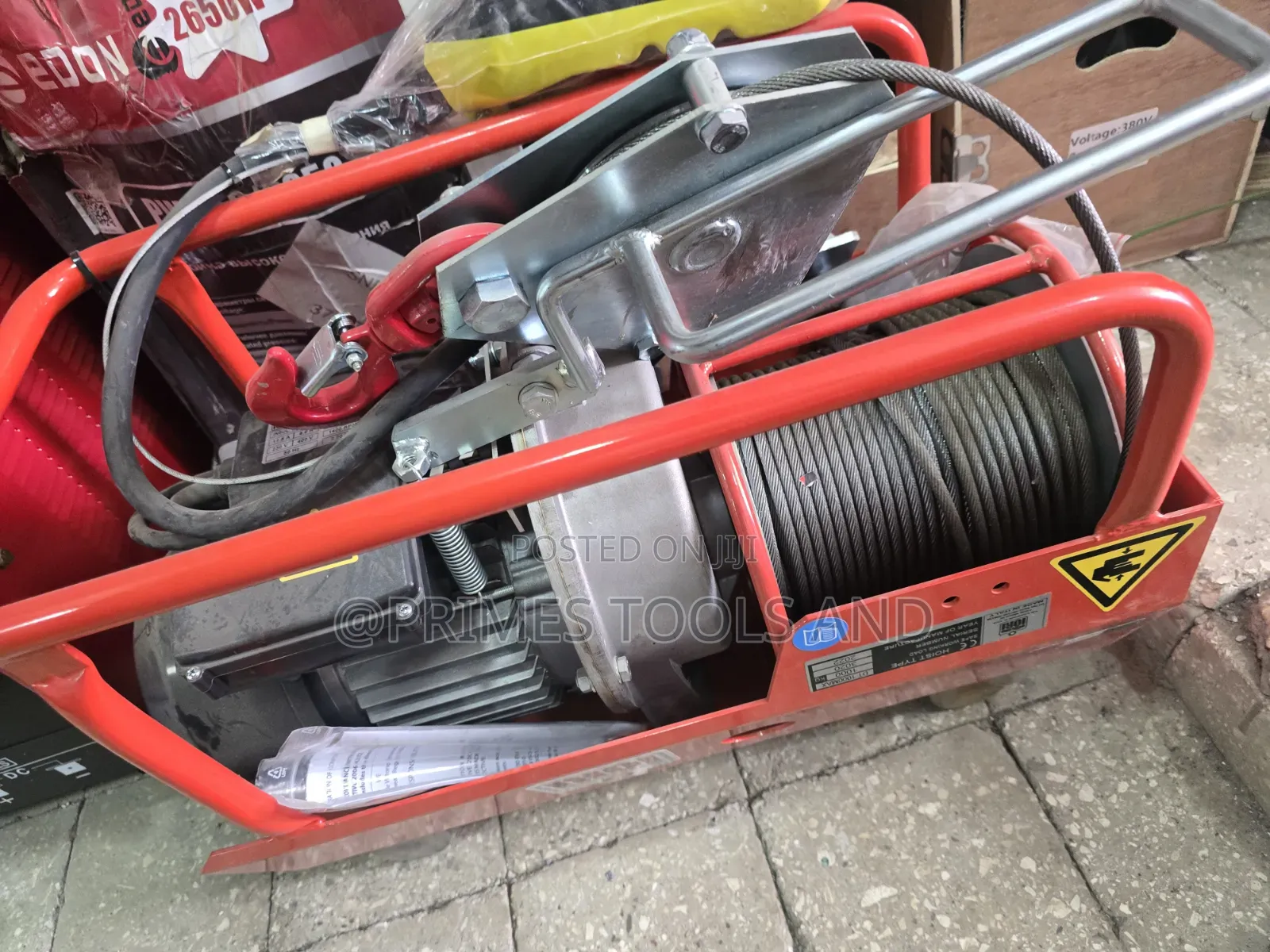 Electric Wire Rope Hoist Winch – Heavy Duty Construction Lifting