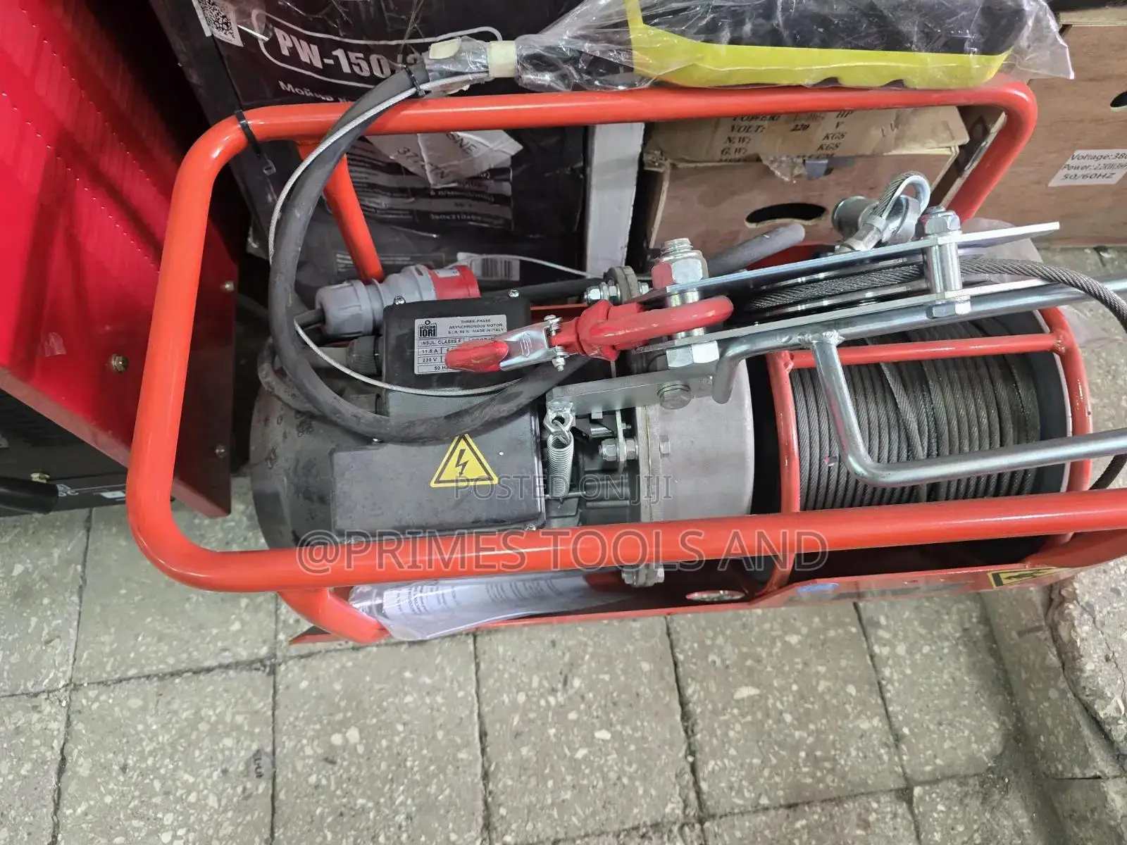 Electric Wire Rope Hoist Winch – Heavy Duty Construction Lifting