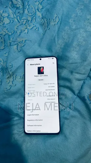 Samsung Galaxy S21 Ultra 5G 256 GB Silver