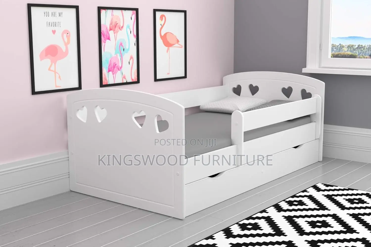 Modern Baby Bed 100 Cm Width P30 C1076
