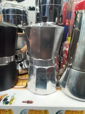 Classic Silver Aluminium Moka Pot