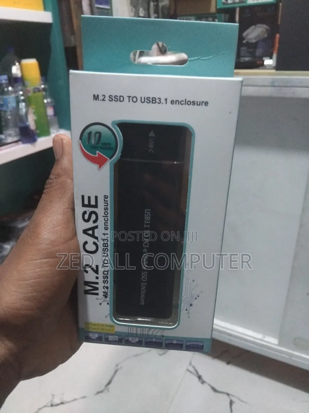M.2 Case M.2 Ssd To Usb 3.1 Enclosure
