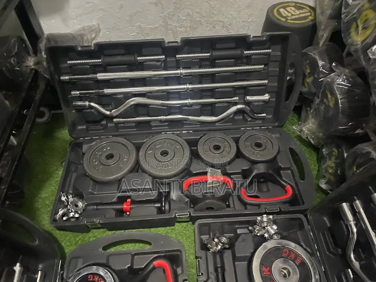 Adjustable Dumbble and Barbell Set