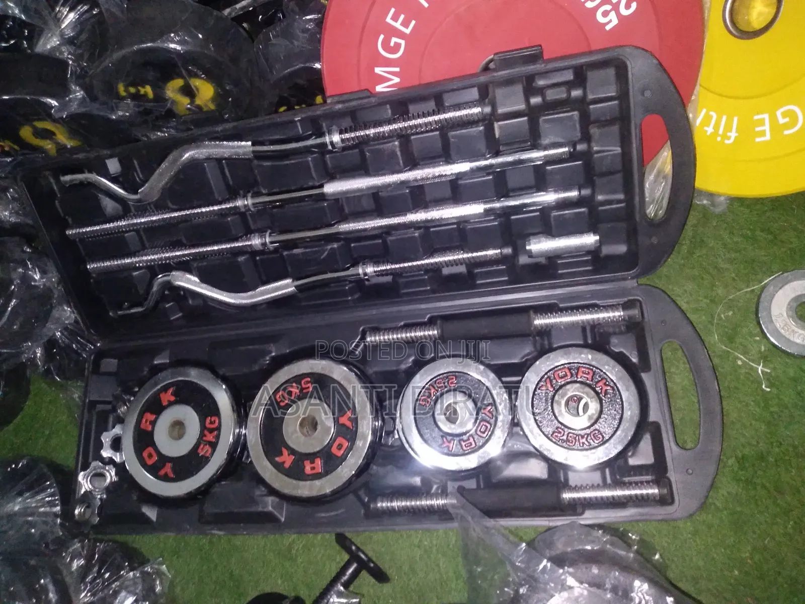 Adjustable Dumbbles and Barbell Set
