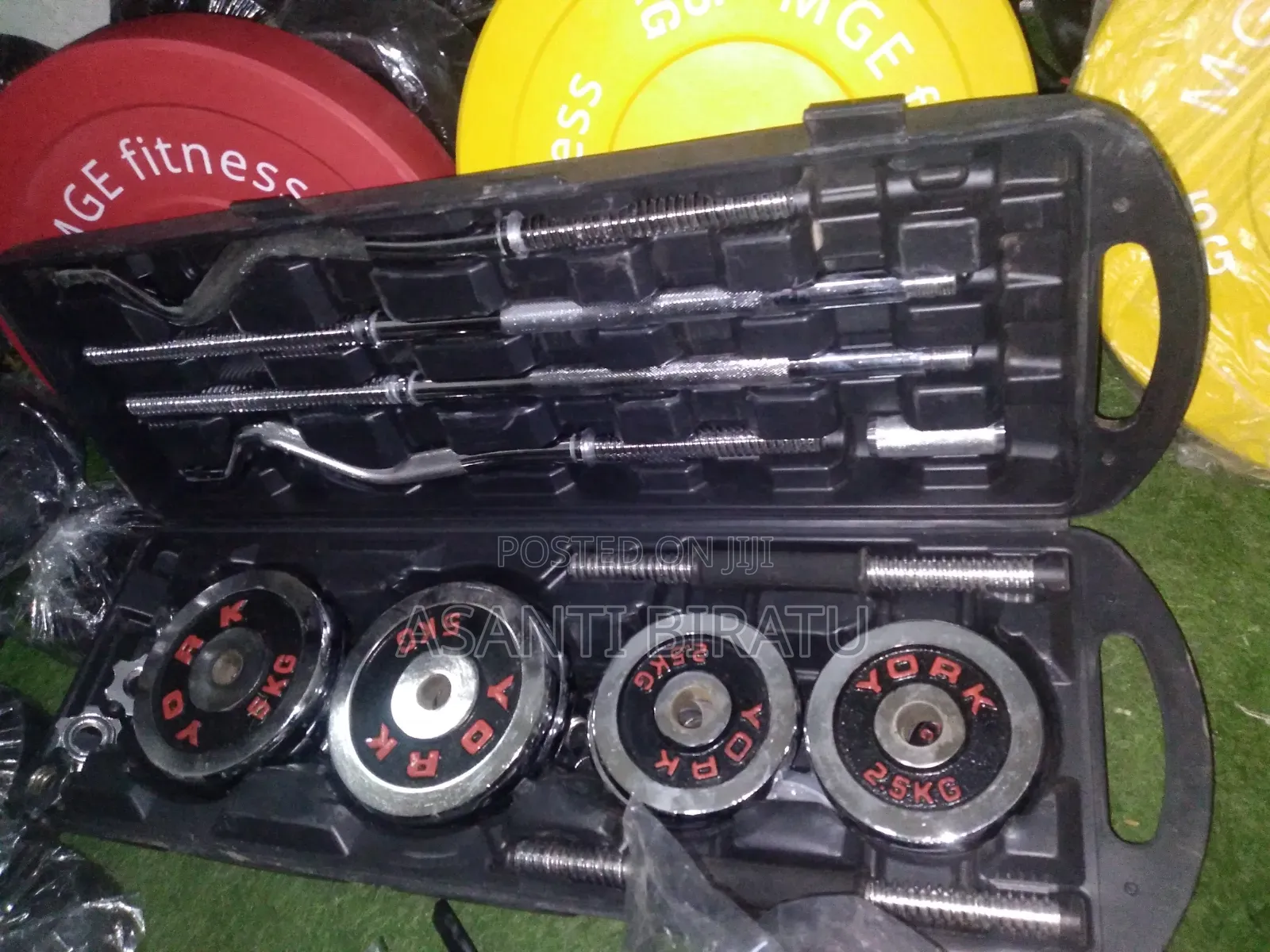 Adjustable Dumbbles and Barbell Set